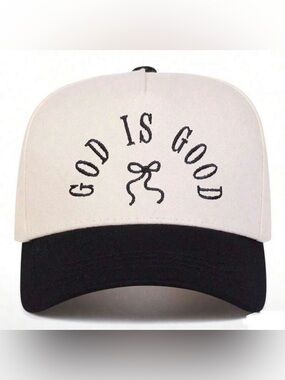 God Is Good Embroidered Women’s Cap - New